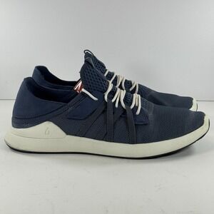 Olukai Holo Navy Mesh Boat Athletic Running Walking Shoes Beach Men's Size 11.5‎